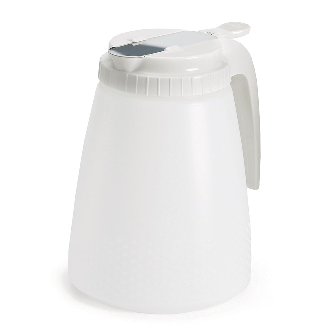 TableCraft 748W 48 Oz. Dispenser with White Top