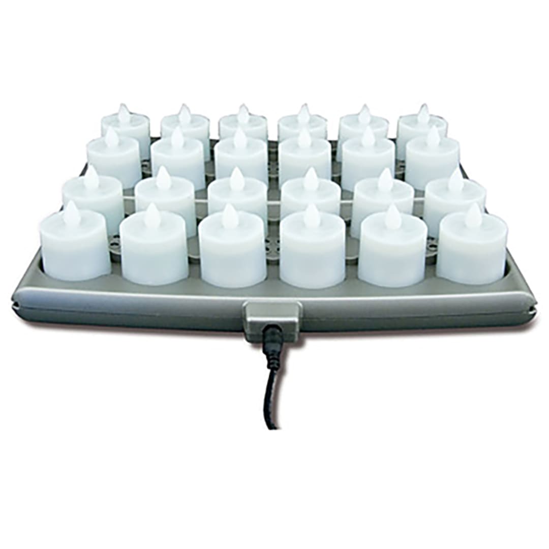 Hollowick HFRP24-CL Platinum Plus Rechargeable Candle
