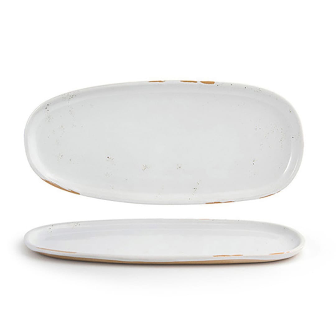 FOH DSP037BEP23 Artefact Ash 11 x 5" Plate