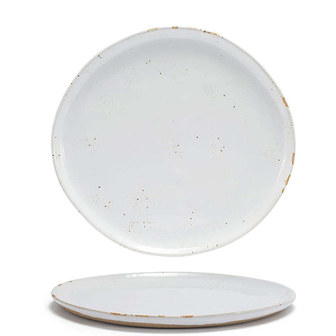 FOH DDP068BEP21 Artefact Ash 11" Round Plate - 4 / CS