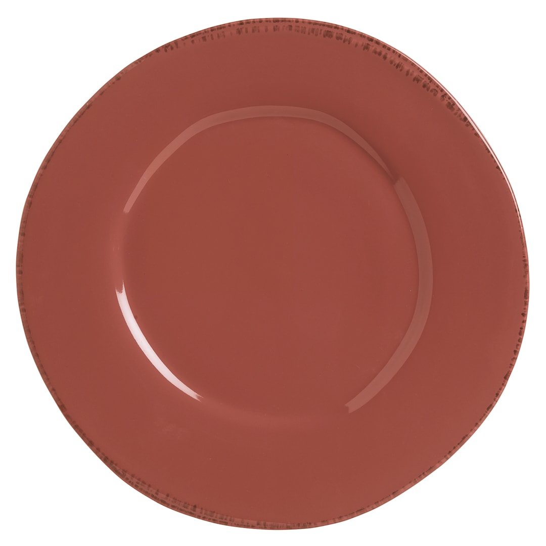 Libbey - Formerly World Tableware FH-504R Farmhouse Barn Red 12" Plate