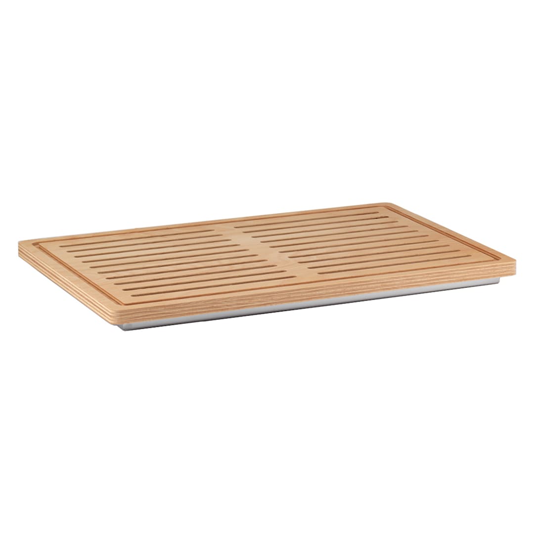 G.E.T. ETO000E001 Wood Bread Board with S/S Reservoir