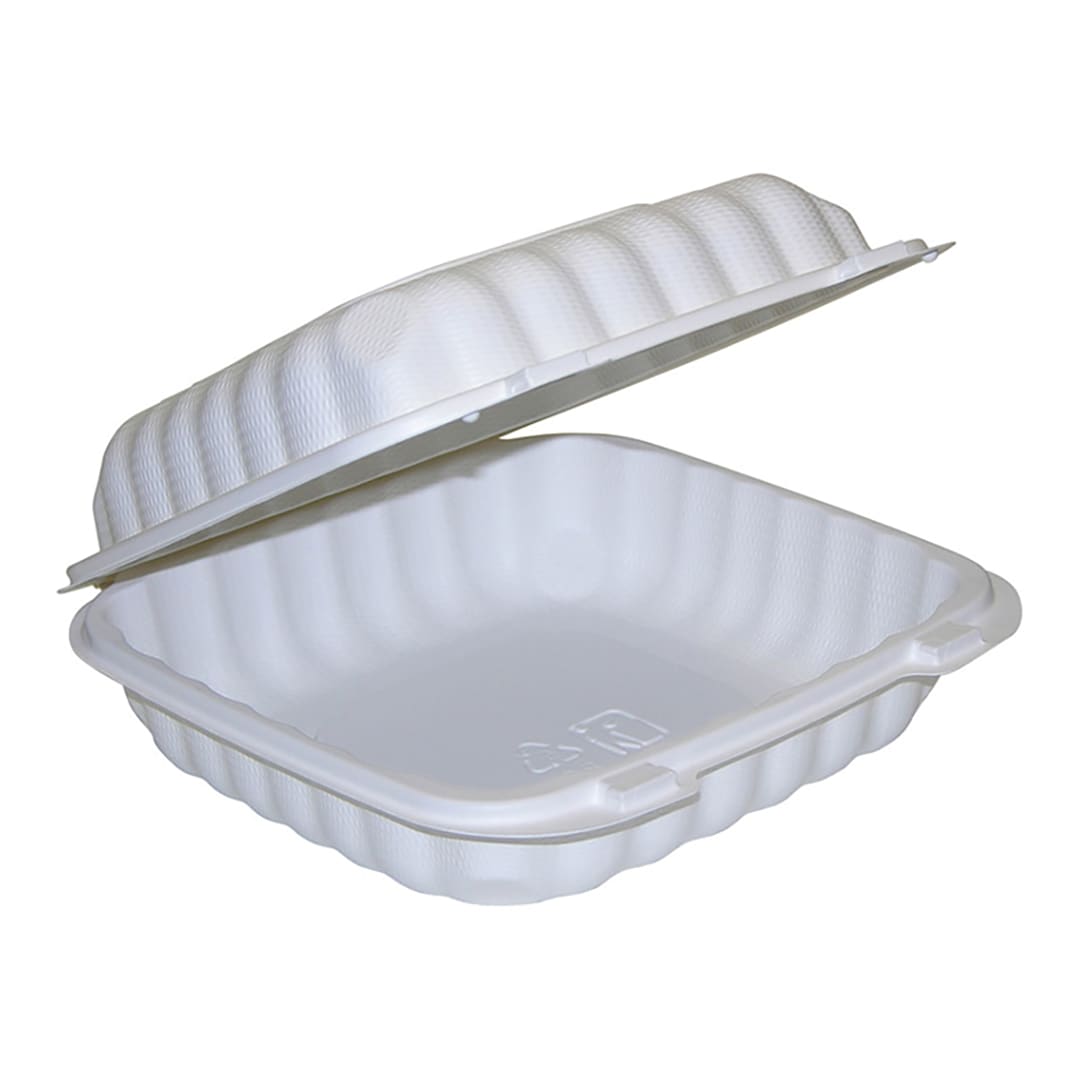 Pactiv YCN809010000 Earth Choice Plypro 9" x 9" Container