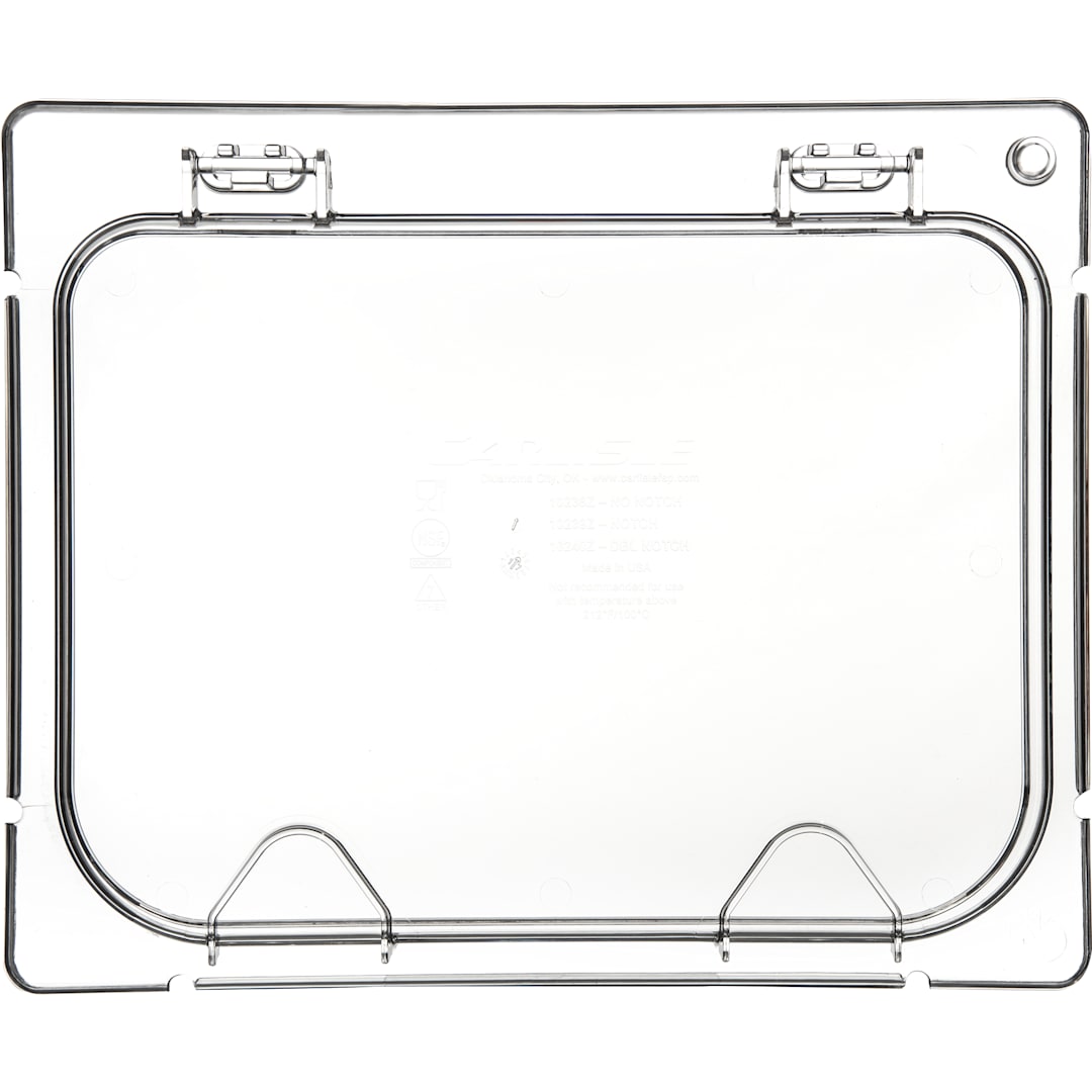 Carlisle CM10238Z07 EZ Access Clear 1/2 Size Lid