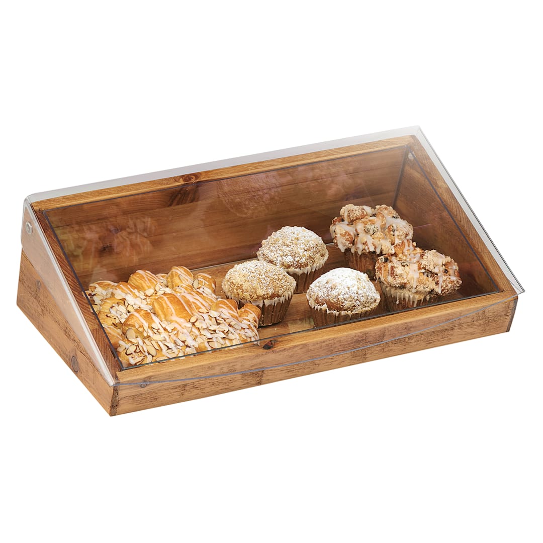 Cal-Mil 1332-12-99 Wood 20" x 11" x 6.5" Bin with Lid