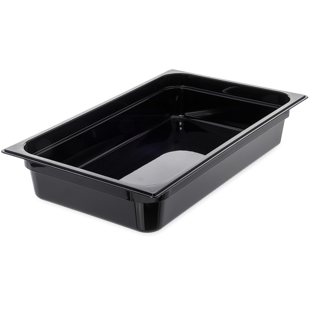 Carlisle 10201B03 Black Full Size x 4" D Food Pan