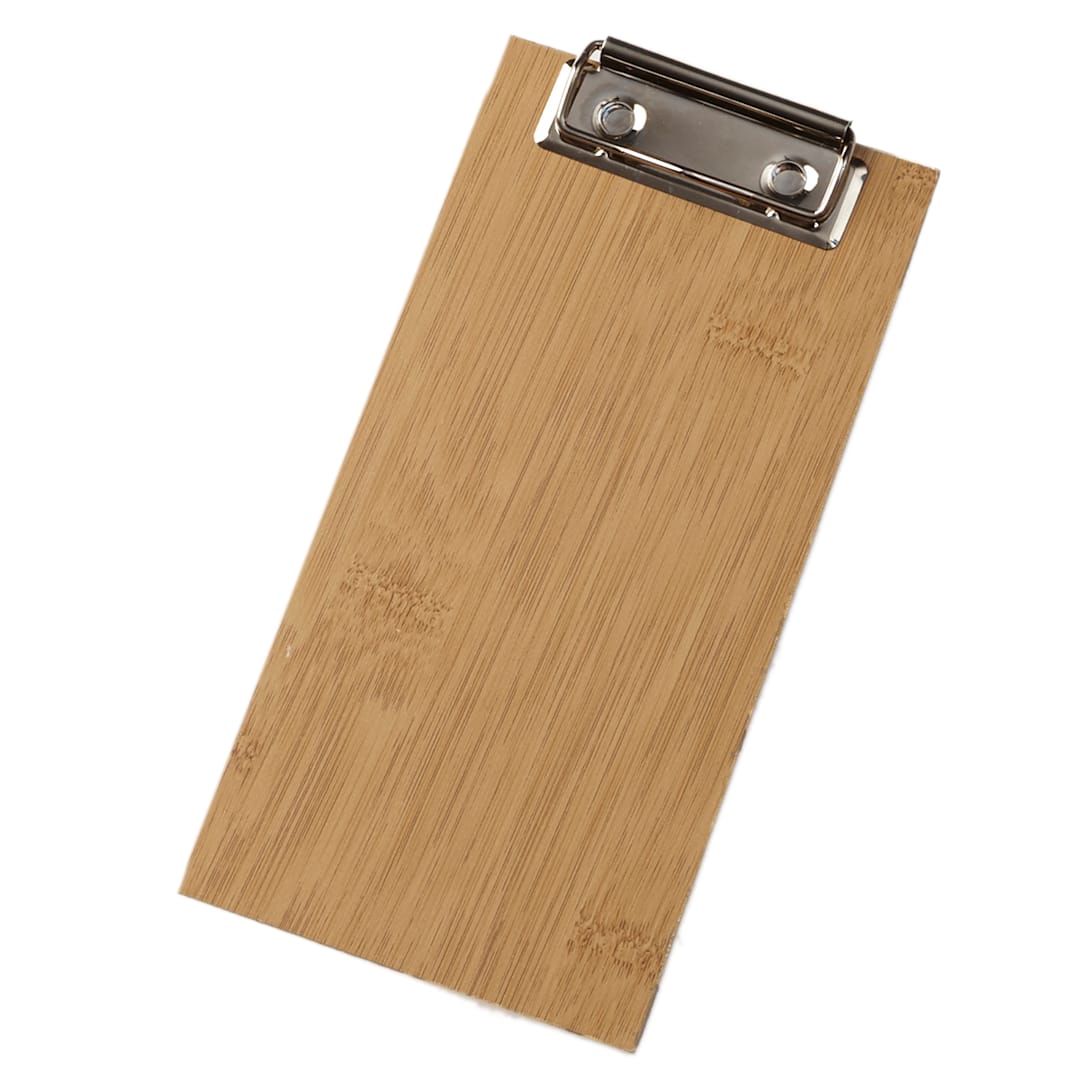 American Metalcraft BB8 Bamboo 4 x 8" Menu Holder