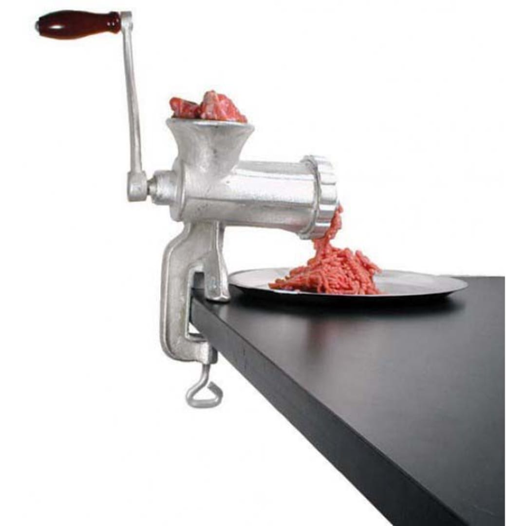 Adcraft 10HC Clamp Style Manual Meat Grinder
