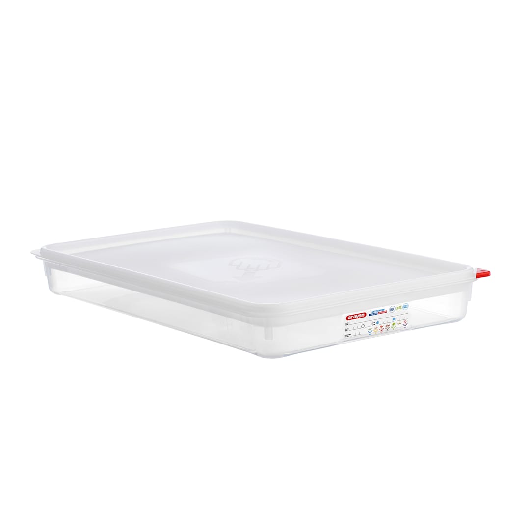 Araven 03044 Translucent Full Size x 2.5"D Airtight Container