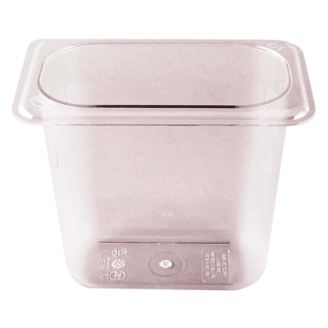 Cambro 96PCW135 Clear 1/9 Size x 6"D Camwear Pan