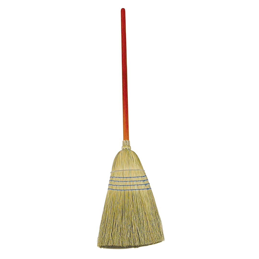 Rubbermaid 638300BLUE Blue Heavy-Duty Janitor Corn Broom
