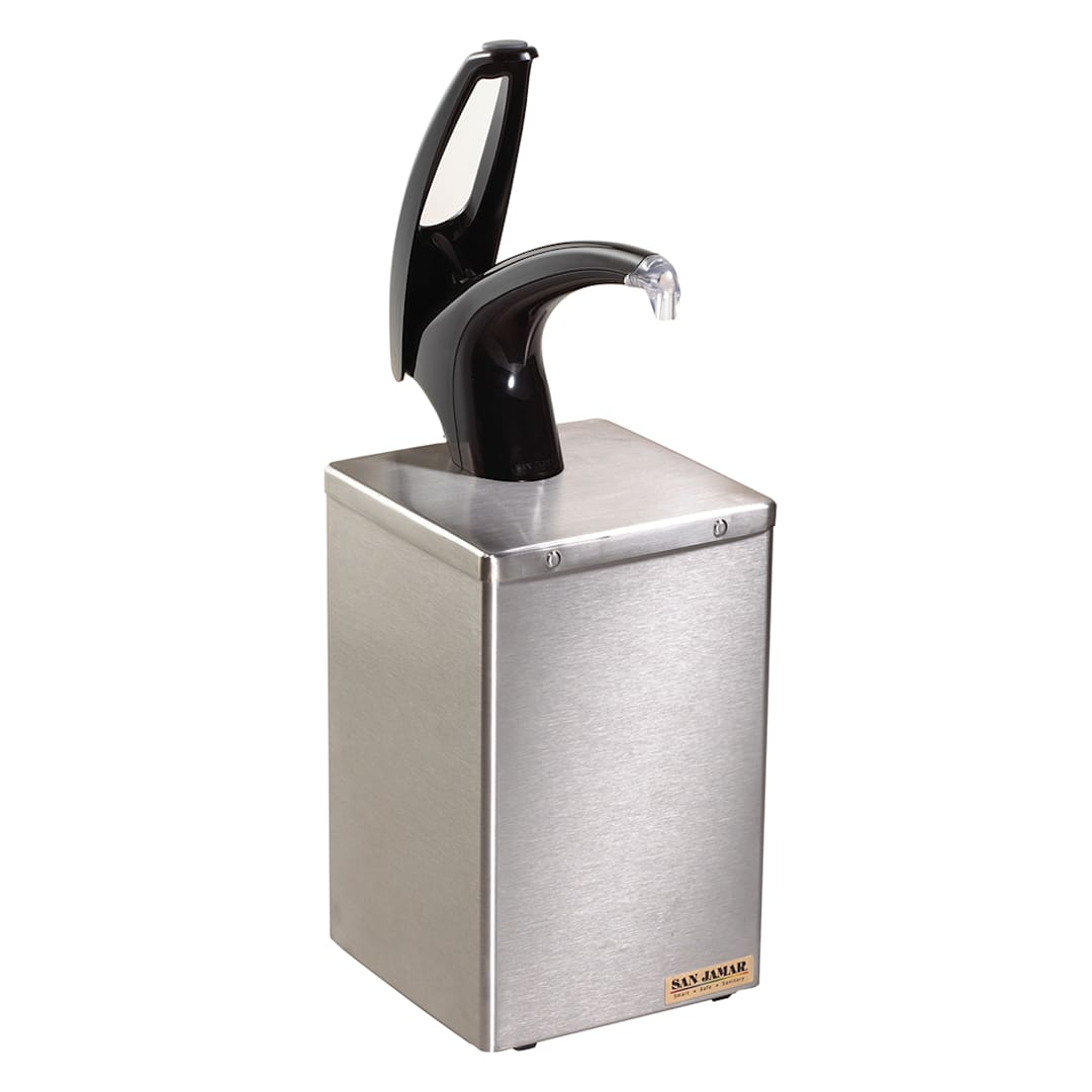 San Jamar® P4800BK Black FrontLine™ Countertop Box System