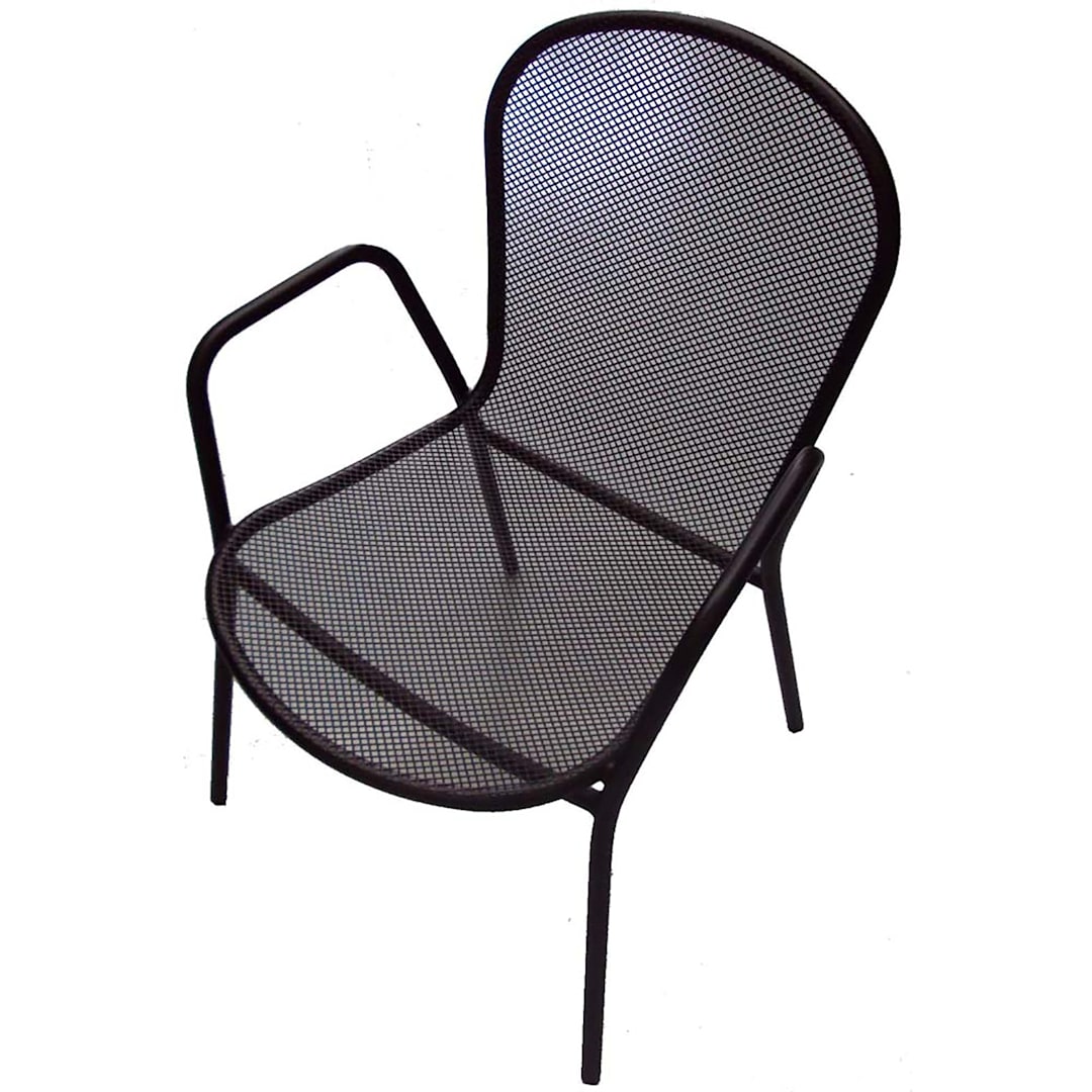 Plantation Prestige 2041100-0450 Rockport Charcoal Dining Arm Chair
