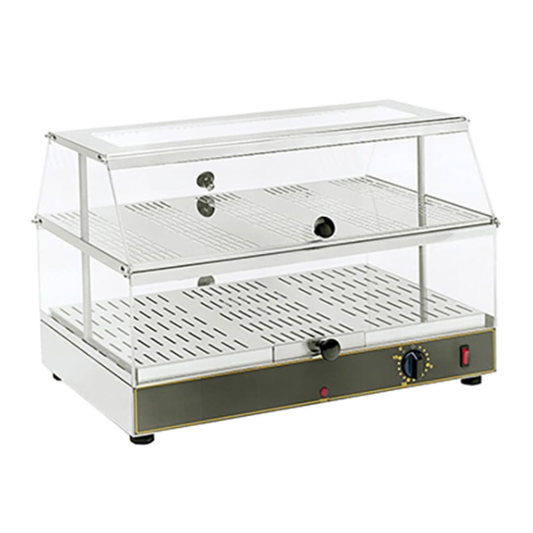 Equipex WD-200 2-Shelf Countertop Warming Display
