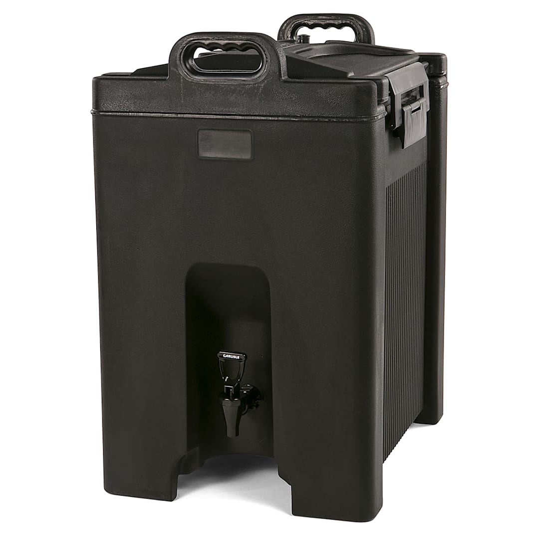Carlisle XT1000003 Cateraide Black 10 Gallon Wide Beverage Server