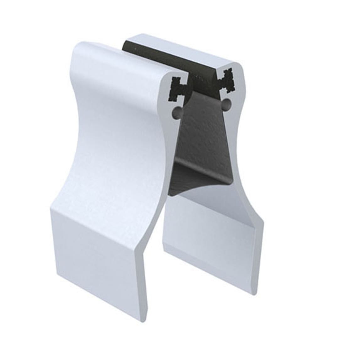 Testrite Visual VCTP-S Satin Silver Merchandising Clamp