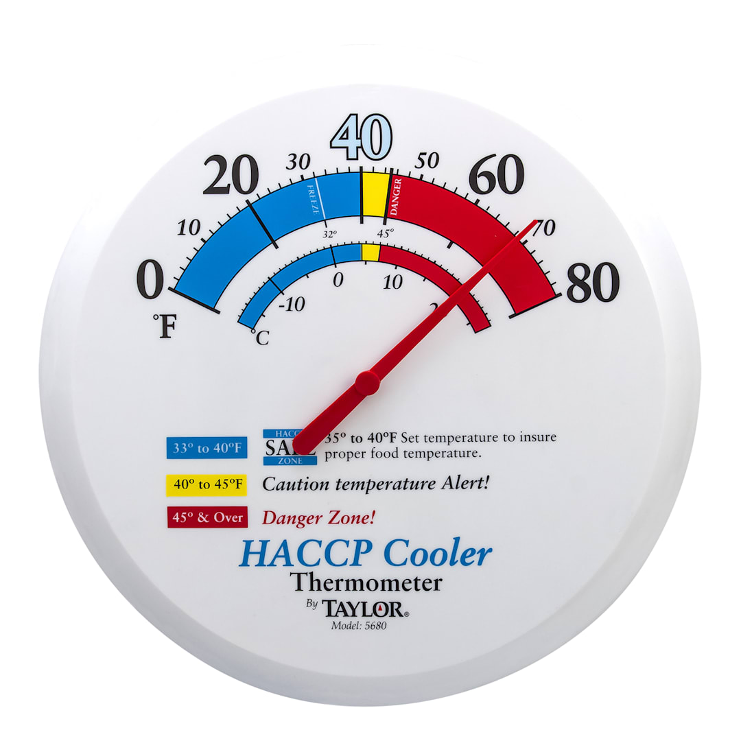 Taylor Precision 5680 13.25" Dial Cooler / Freezer Thermometer