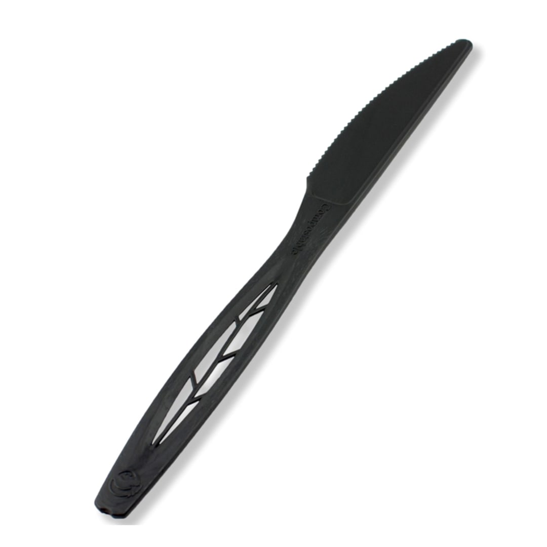 Stalk Market CPLA-001-B Jaya Black 6.5" Knife - 1000 / CS