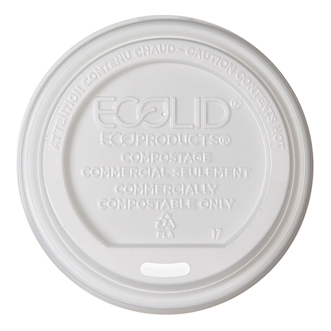 Eco Products EP-ECOLID-W Renewable 10 - 20 Oz. Hot Cup Lid