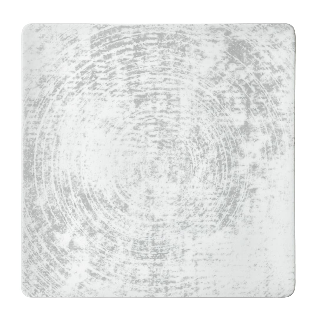 Schonwald 9131520-63070 Shabby Chic 7.88" Square Gray Plate - 6 / CS