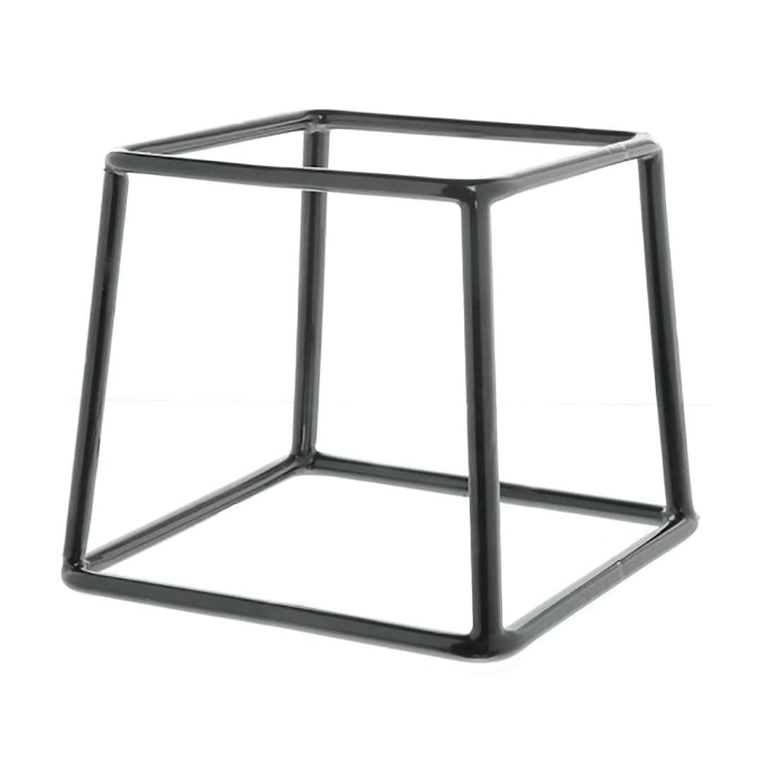 Darling Foodservice Black 7" x 6" x 6" Pedestal