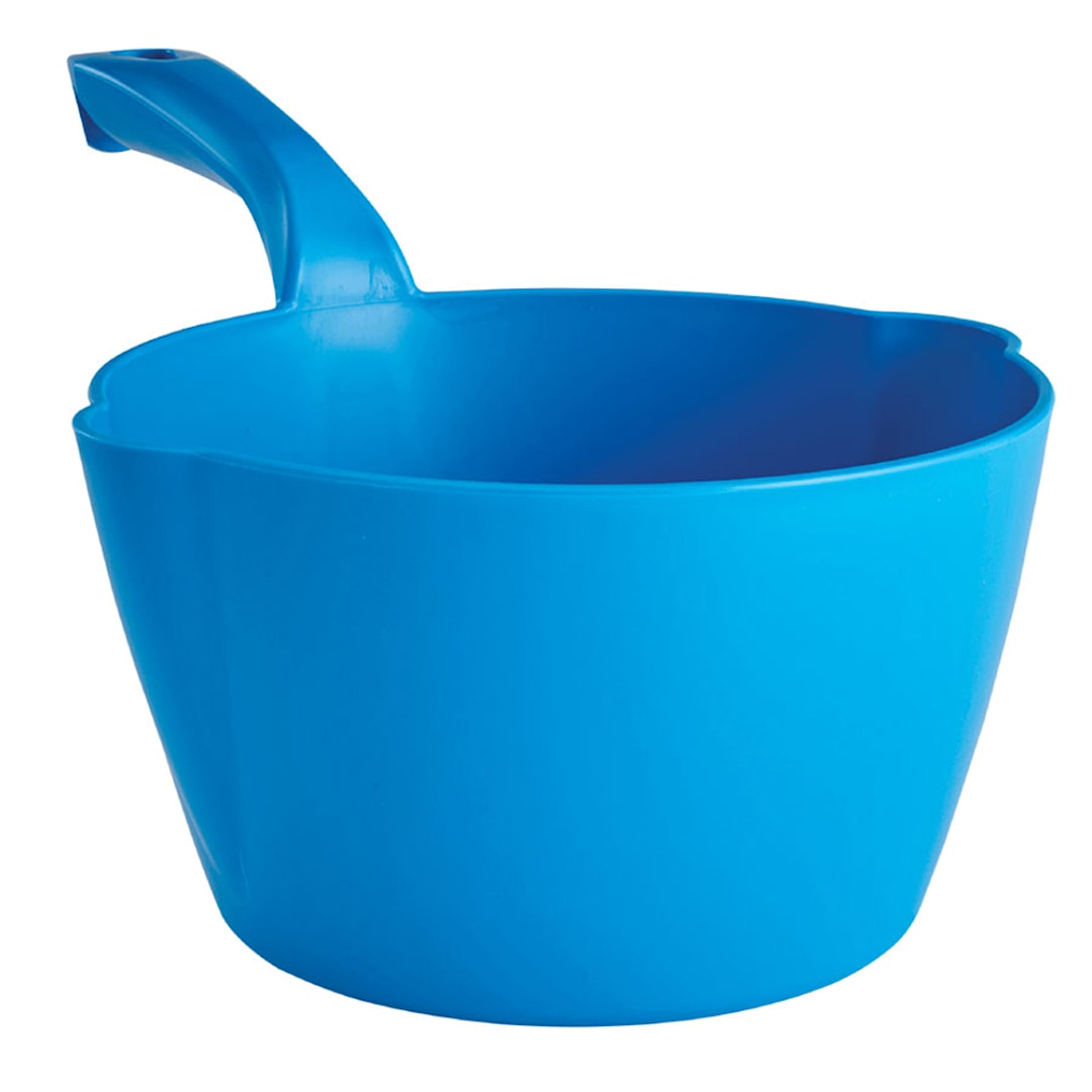 Vikan 56823 Blue 64 Ounce Scoop with Pour Spouts