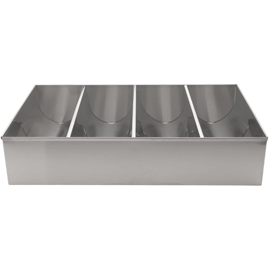 Winco SCB-4 S/S 4-Compartment Cutlery Organizer