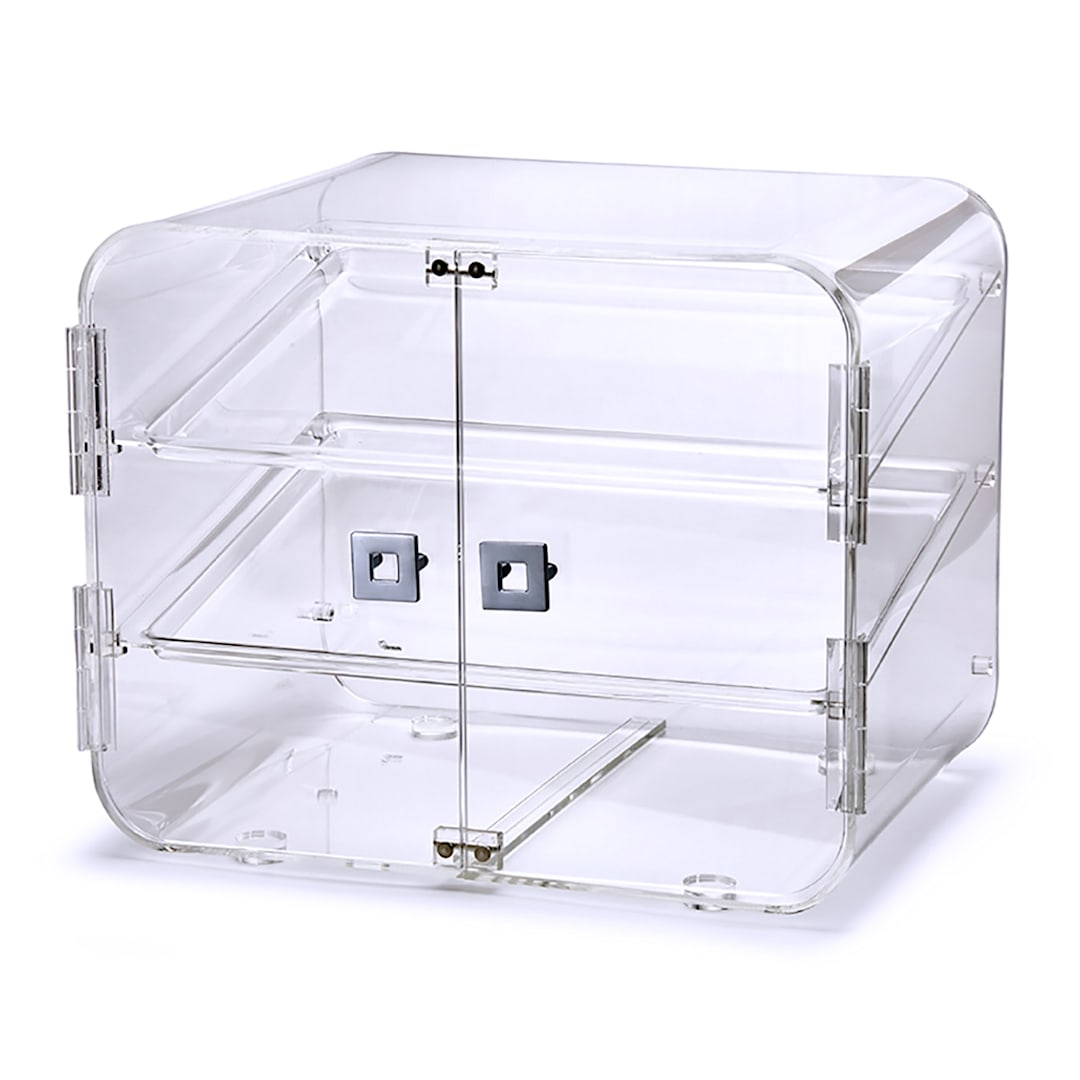 Rosseto BD145 Lucid Clear Acrylic 2-Tray Bakery Case