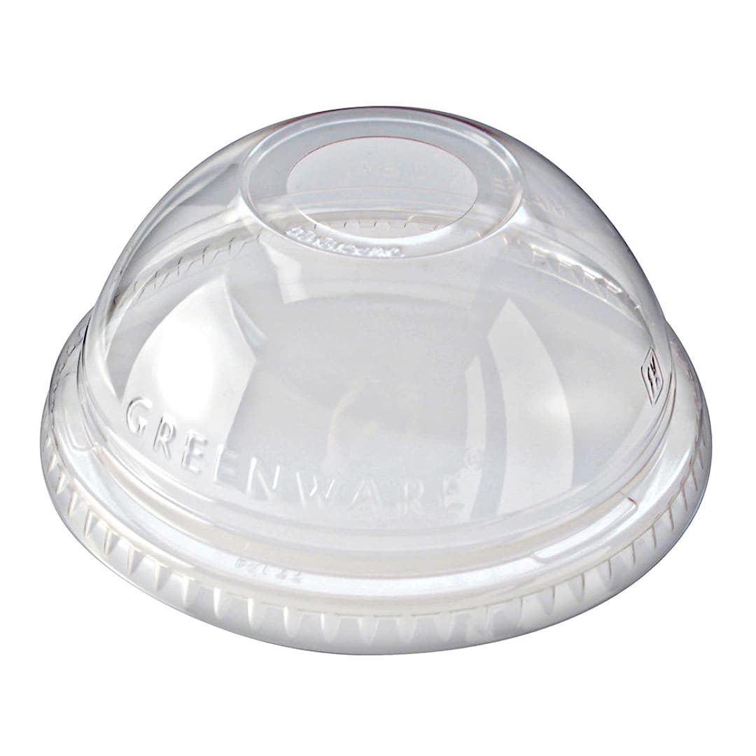 Fabri-Kal 9509122 Greenware Dome Lid for 16 / 24 Ounce Cup - 1000 / CS