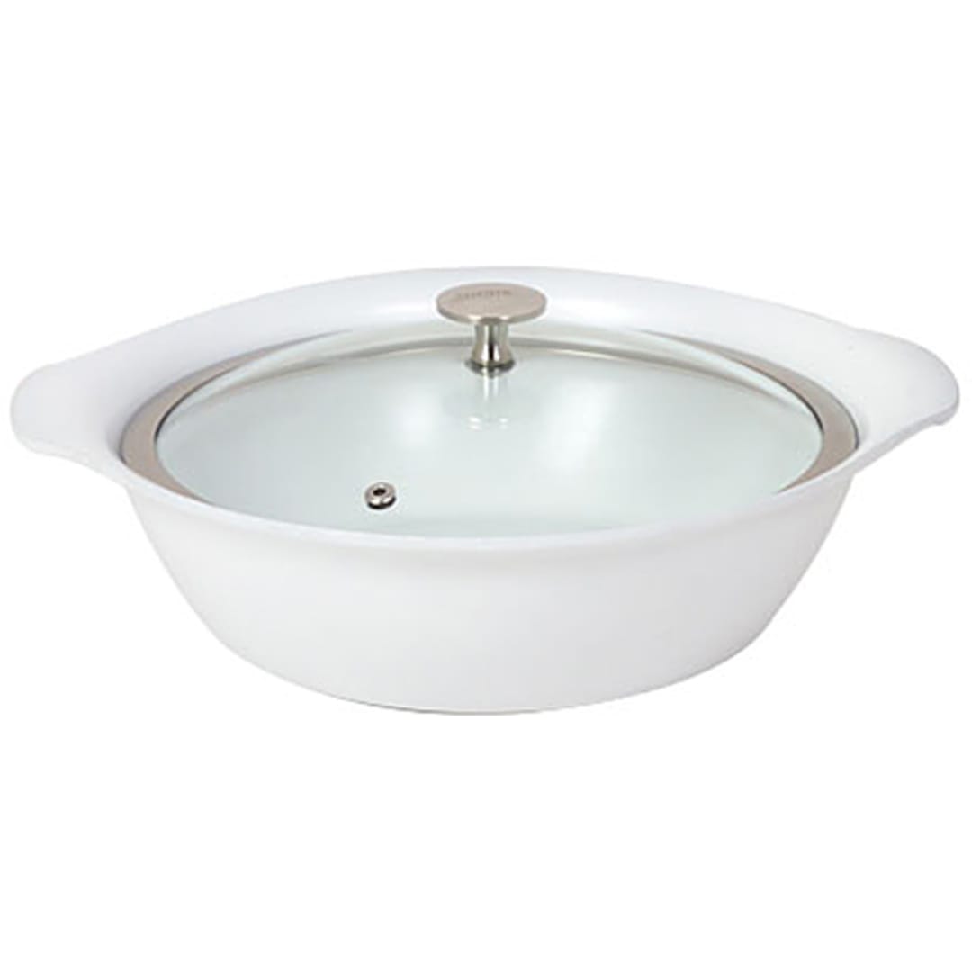 Spring U.S.A. 8258-2/27 White 3 Quart Induction Casserole with Lid