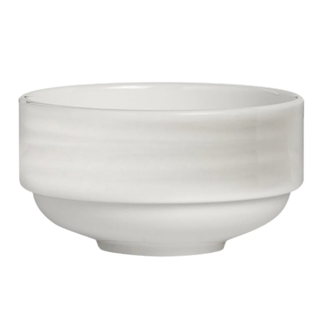 Folio 4412RF014 Ruche White 10 Ounce Stacking Soup Cup