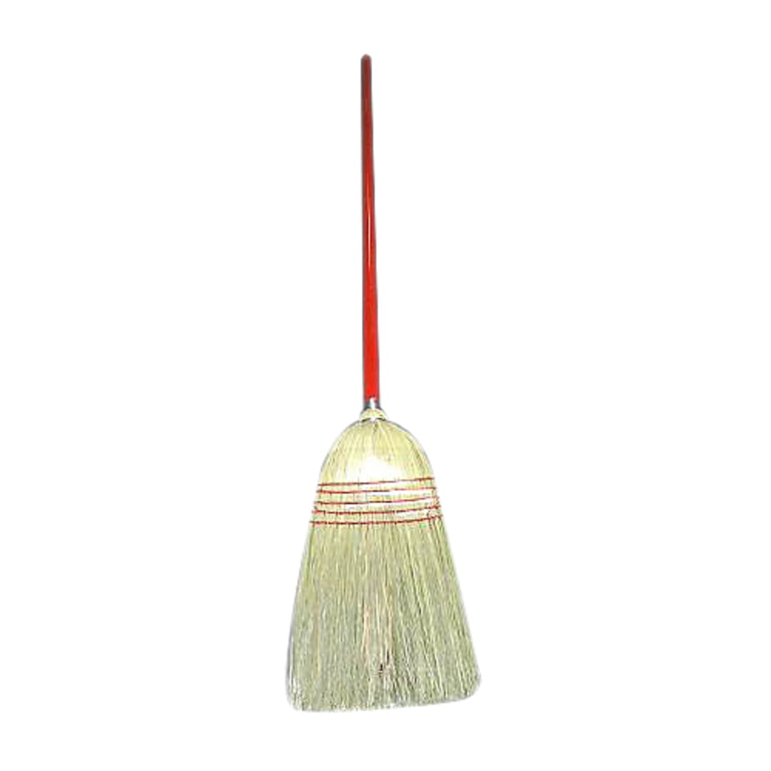 O-Cedar Commercial 597-6 42" Broom with Red Handle - 6 / CS