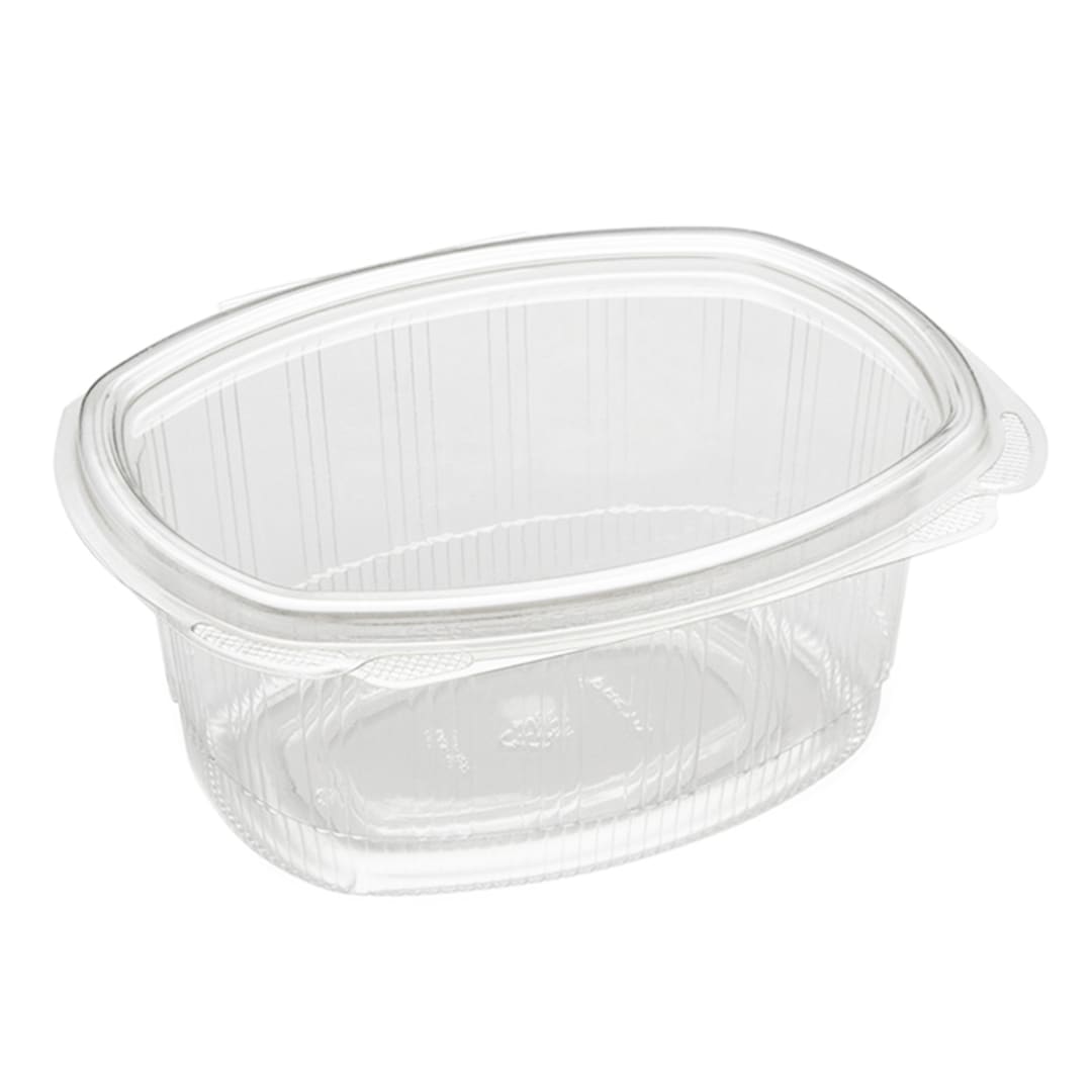 Pactiv YCA91032 Clear 32 Ounce Hinged PET Container