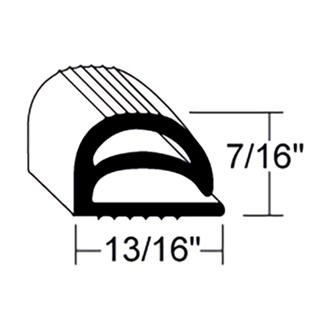 Case Parts P333-100 Reach-In Door Gasket Sold By The Foot