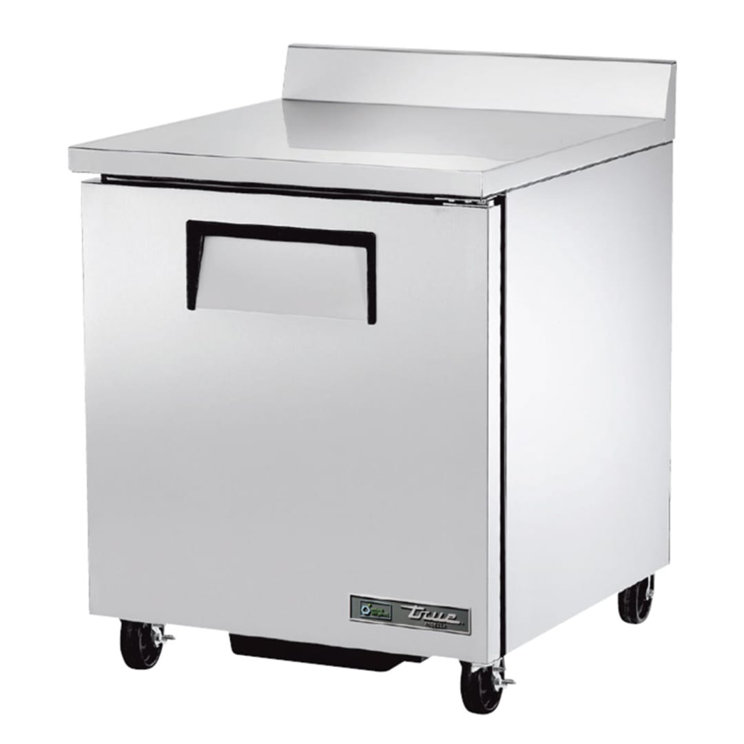 True® TWT-27F-HC Solid Door Worktop Freezer with Casters