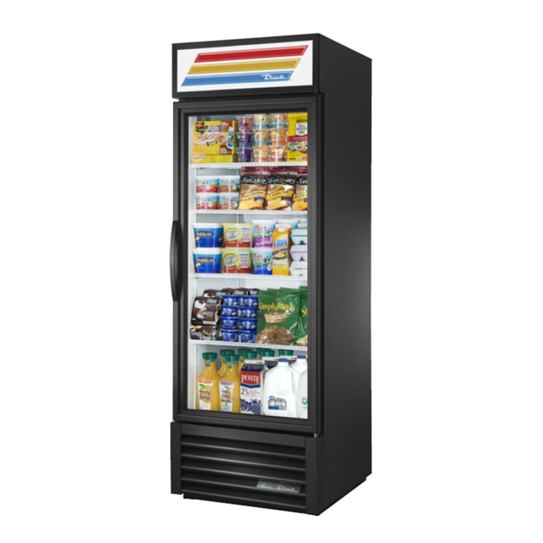 True GDM-23-HC~TSL01/S-BCBV SIGN 1-Section Refrigerated Merchandiser