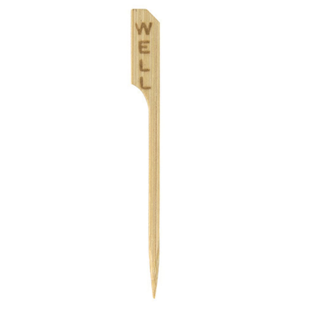 FOH AST009NAB82 "Well" Bamboo Meat Marker Picks