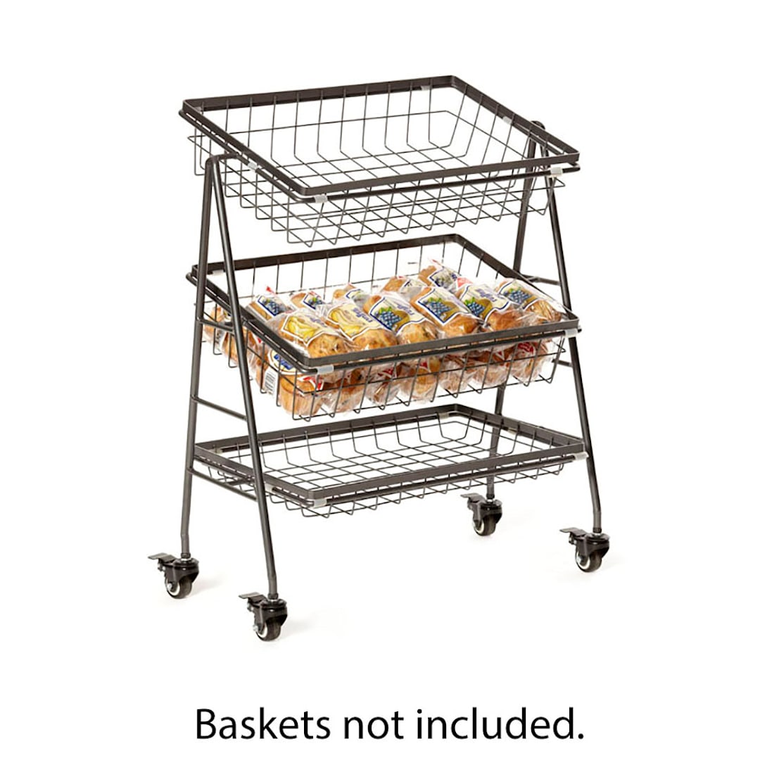 G.E.T. IR-2010-MG Urban Renewal 3-Tier Mobile Display Stand