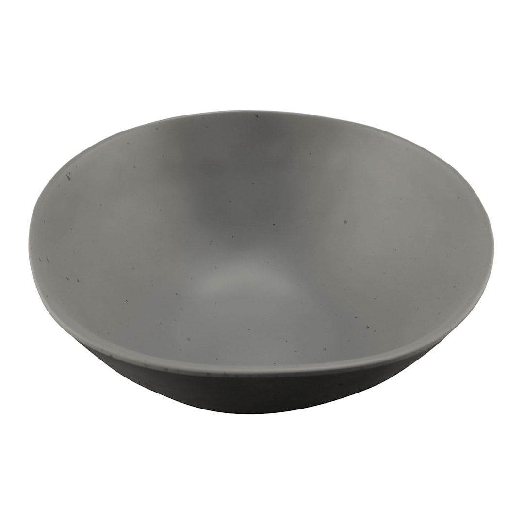 EGS B275076-DGS Morocco Dark Gray Speckle 35 Oz. Bowl - 6 / CS