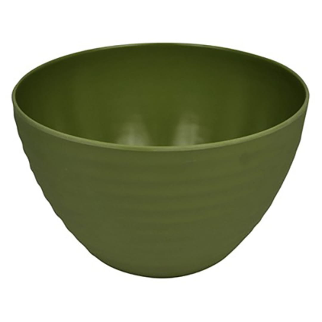 Dalebrook TG1555 Green Ripple Melamine 4-3/4 Quart Bowl