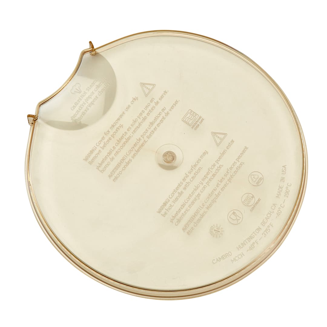Cambro MCCH150 Amber High Heat Measuring Cup Cover