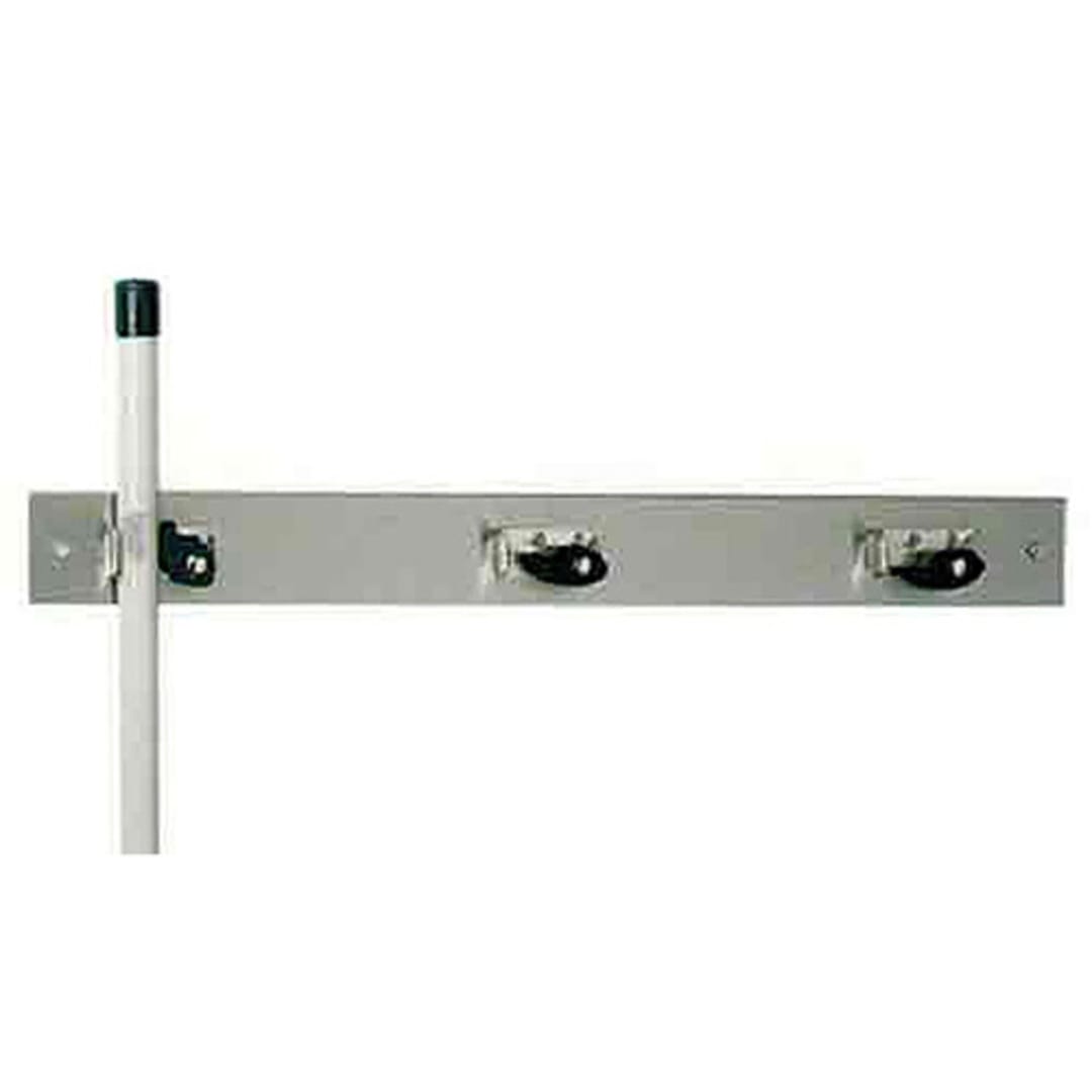 John Boos PB-MH-3 S/S 3 Rubber Cam Grip Mop Hanger