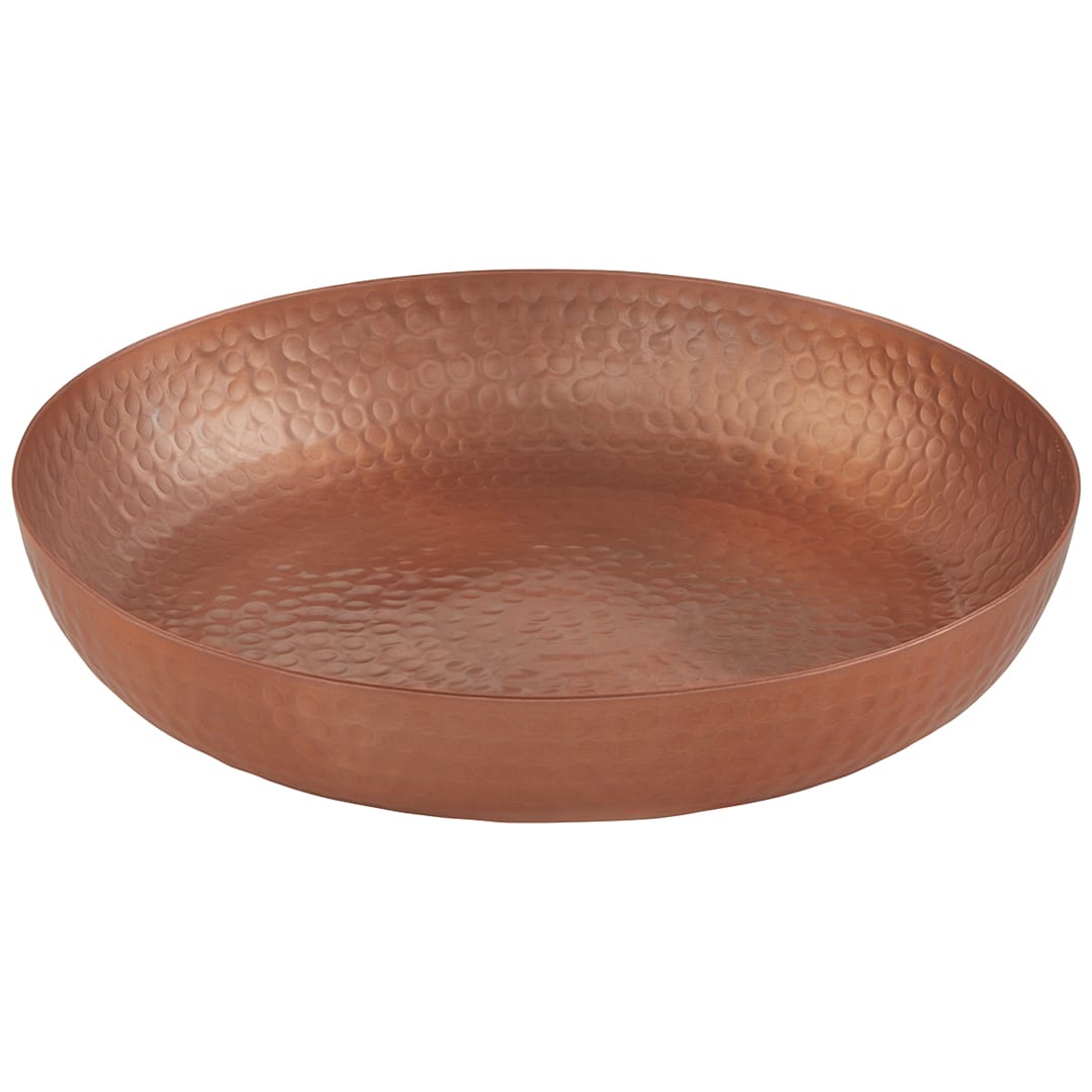 American Metalcraft ASEAC12 Copper Hammered 12 x 2" Seafood Tray
