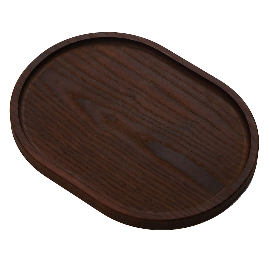 American Metalcraft AWB12 Ashwood Rimmed 12 x 9" Serving Board