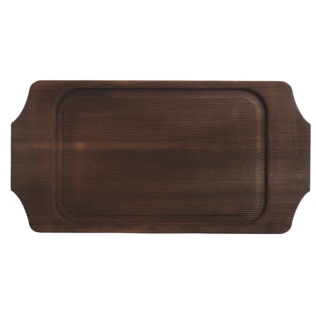 Libbey - Formerly World® Tableware CIS-19TR Wood Rectangle 14-1/8" Trivet - 6 / CS