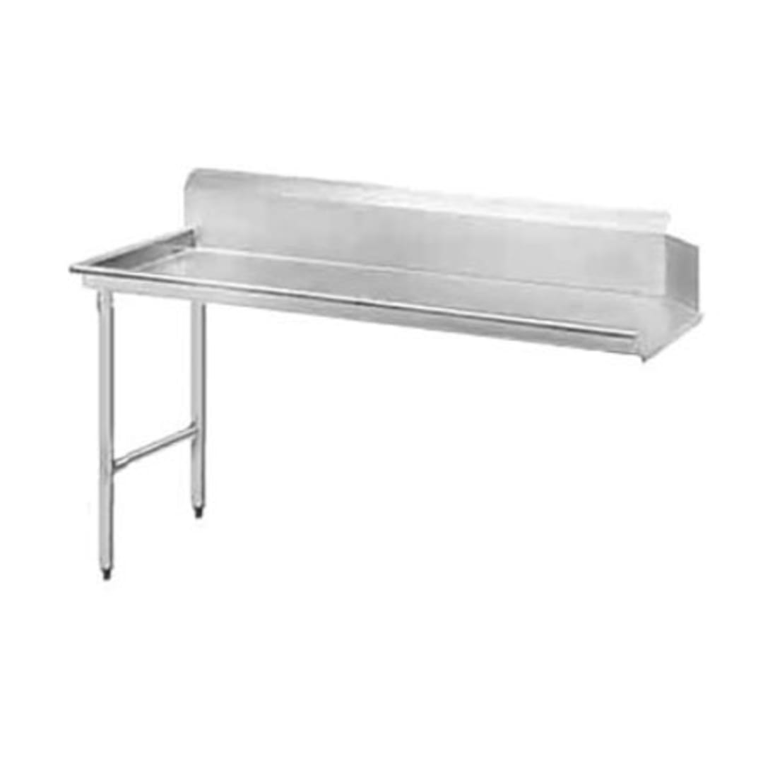 S70 Series 4ft. Left Side Straight-Clean Dish Table, DTC-S70-48L-X