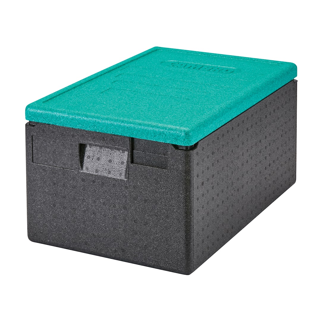 Cambro EPP180CLSW360 48.6 Quart Gobox Catering Box with Green Lid