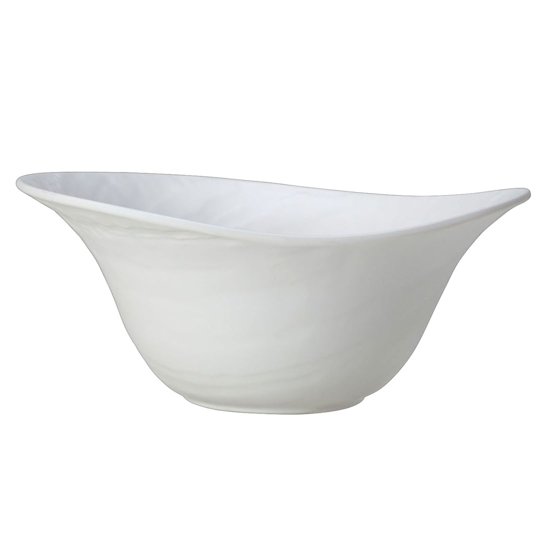 Steelite 68A451EL701 Scape Melamine White Abstract 42 Oz Bowl - 6 / CS
