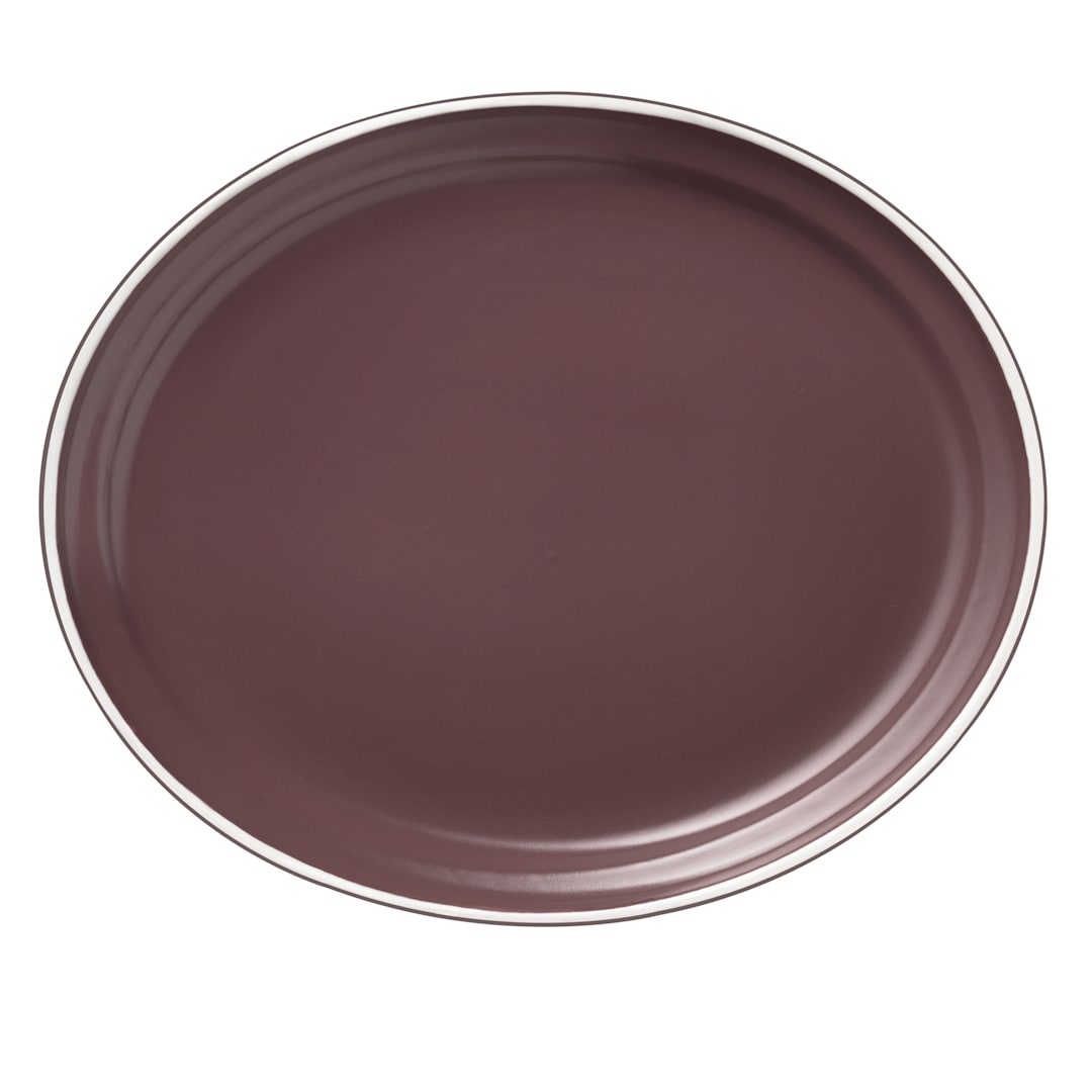 Libbey - Formerly World Tableware ENG-8-M Englewood Mulberry 12" Oval Platter