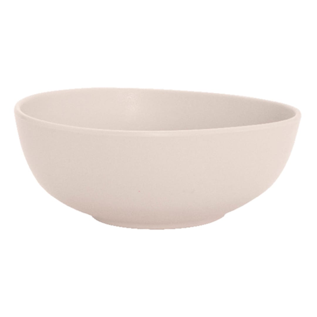 G.E.T. B-1200-LG Riverstone Melamine Light Gray 6 Oz. Bowl